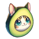 Flying Avocado Cat