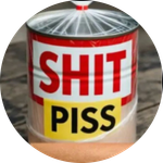 Shit Piss Skin Can