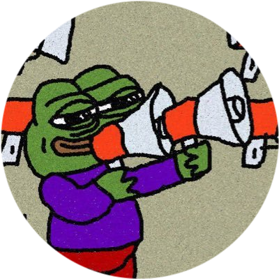 pepe in a memes world logo