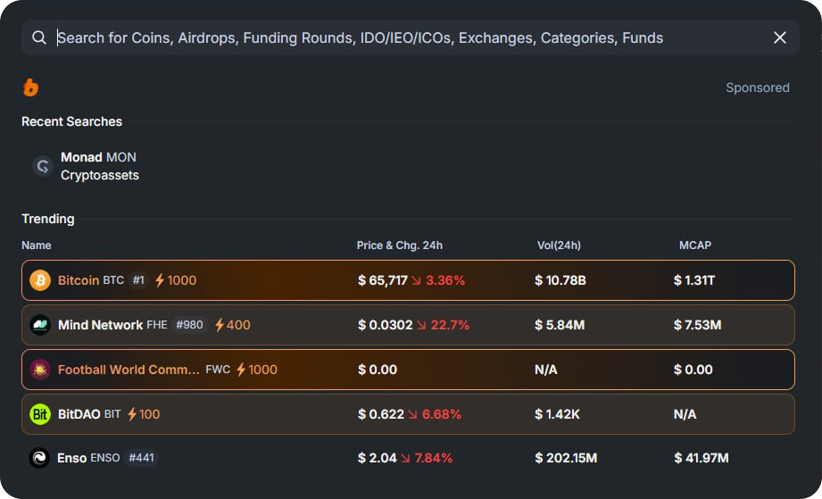 cryptorank에서 토큰을 Boost하세요