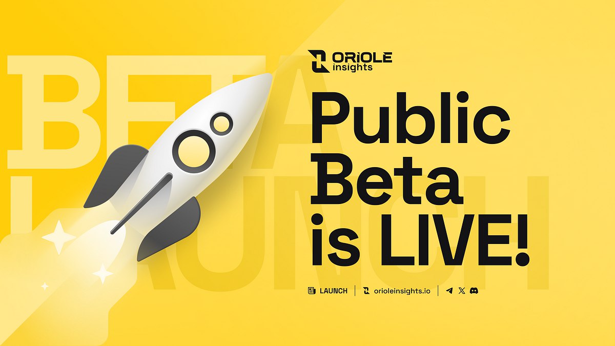 Oriole Insights has launched Public Beta and welcomes crypto enthusiasts to prove their prediction skills!